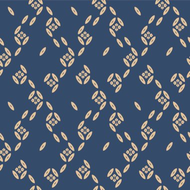 Japon Elmas Çiçek Vektörü Kusursuz Desen