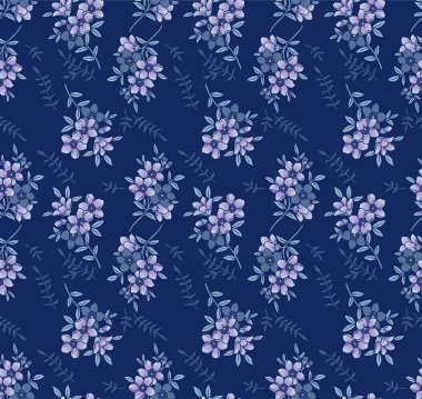 Japon Güzel Buket Vektörü Kusursuz Desen