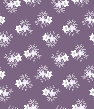 Japon Güzel Buket Vektörü Kusursuz Desen