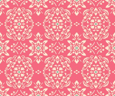 Japon Lüks Çiçek Motif Vektörü Kusursuz Desen