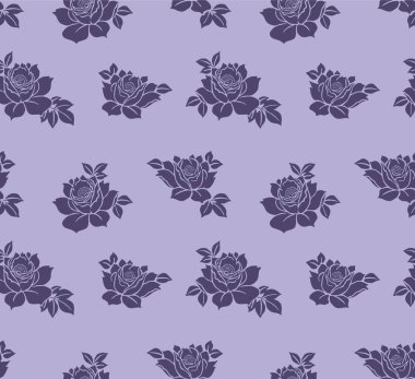 Japon Gül Yaprak Vektörü Kusursuz Desen