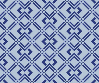 Japon Kare Elmas Hattı Vektörü Kusursuz Desen