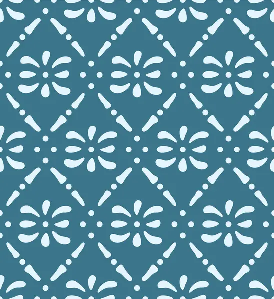 Japon Çiçek Motifi Elmas Vektörü Kusursuz Desen