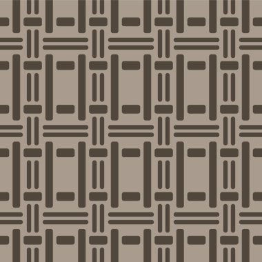 Japon Çizgi Dokuma Vektörü Kusursuz Desen