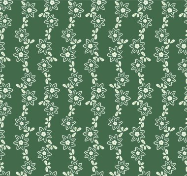 Japon Yıldız Çiçeği Yaprak Sonbahar Vektörü Kusursuz Desen