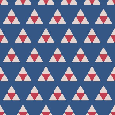 Japon Üçgen Motif Vektörü Kusursuz Desen