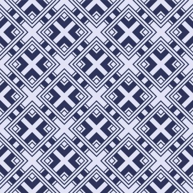 Japon Haçı Elmas Meydanı Ağ Vektörü Kusursuz Desen