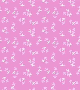 Japon Pembe Çiçek Sonbahar Vektörü Kusursuz Desen