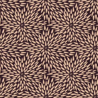 Japon Çiçek Yaprağı Vektörü Kusursuz Desen