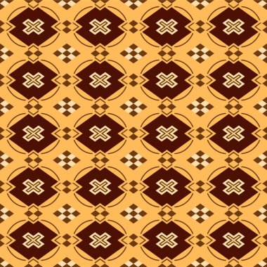 Japon Elips Elmas Vektörü Kusursuz Desen