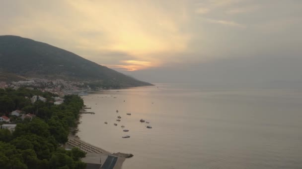 Insel Brac Şehir Bol Hırvatistan — Stok video