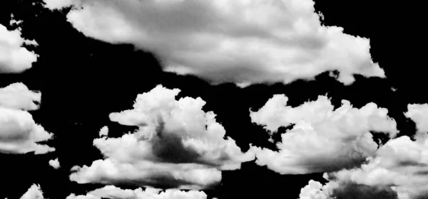 stock image white cloud cutout on black background and texture.