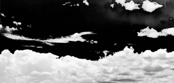 Λευκό Σύννεφο Αποκοπής Μαύρο Φόντο Και Υφή — Φωτογραφία Αρχείου