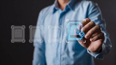 Verileri, Belge Yönetim Sistemi 'ni (DMS), ERP.online belge veritabanı ile girişimde bilgi ve belgeleri ve dosyaları verimli bir şekilde yönetmek için işlem otomasyonunu yönetmek için insan dokunmatik ekranı.