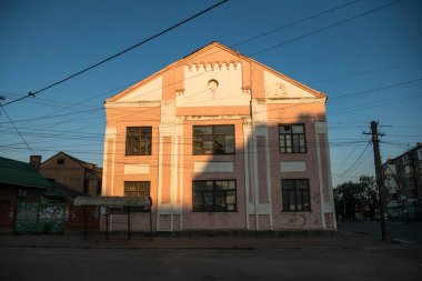 Ukrayna, Berdychiv 'deki Büyük Koro Sinagogu, 16 Temmuz 2023. Yüksek kalite fotoğraf