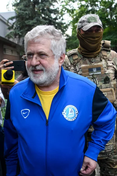 Stock image Ukrainian business tycoon and one of most prominent billionaires of Ukraine Ihor Kolomoisky arrives at court in Kyiv September 2, 2023. High quality photo