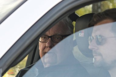 20 Eylül 2023 'te Rusya' nın Ukrayna 'ya yaptığı saldırı sırasında Amerikalı işadamı ve hayırsever Howard Buffett Ukrayna' ya yaptığı ziyaret sırasında. Yüksek kalite fotoğraf