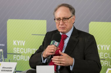 Kuzey Atlantik Antlaşma Örgütü eski Genel Sekreter Yardımcısı Alexander Vershbow 23 Ekim 2013 'te Ukrayna' nın Kyiv kentine yaptığı ziyarette. Yüksek kalite fotoğraf