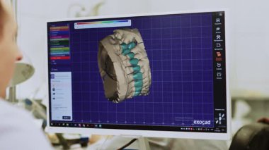 Karmaşık tasarımı ve etkileyici değerli taşlarını sergileyen güzel bir mücevher yüzüğünün üç boyutlu detaylı bir tasarımı.