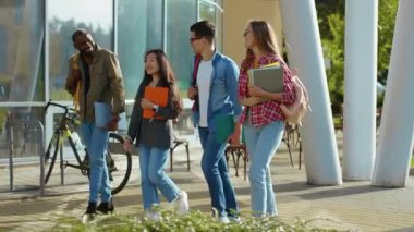 Çekici, melez, sıradan öğrencilerden oluşan bir grup dersten sonra evlerine dönüyor. En iyi arkadaşlar ders sırasında konuşurlar. Öğrenci takımı. Ergenlik.