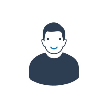 Mutlu Ruh hali ikonu. Düzenlenebilir vektör EPS.