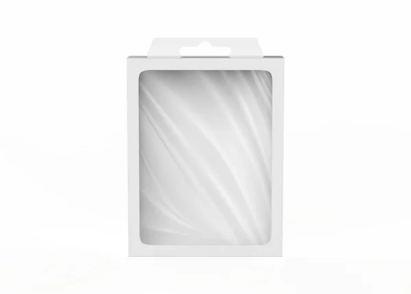 Χάρτινο Κουτί Αυτοκόλλητο Καρτελών Που Απομονώνεται Λευκό Φόντο Εικονογράφηση — Φωτογραφία Αρχείου