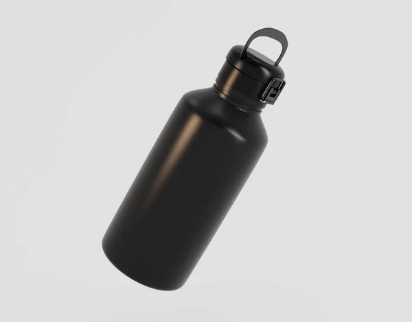 Matte运动瓶在白色背景下被隔离 3D说明 免版税图库照片