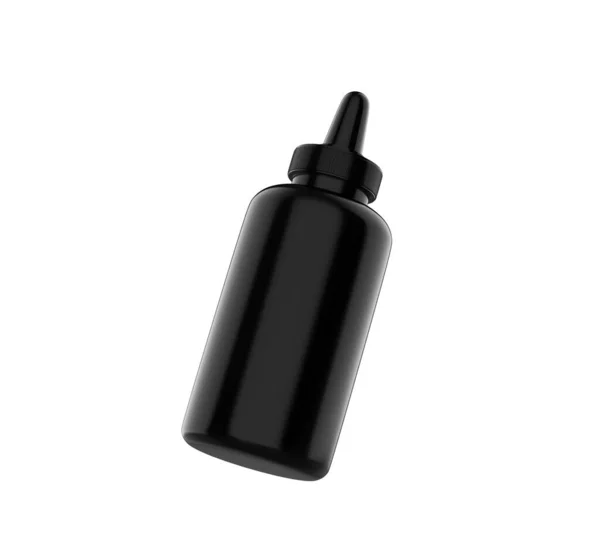 Colla Bottiglia Mockup Isolato Sfondo Bianco Illustrazione — Foto Stock