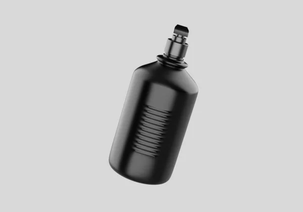 Plastikowe Butelki Long Dysza Mockup Izolowane Białym Tle Ilustracja — Zdjęcie stockowe