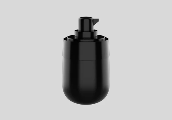 Plastikflasche Mit Düsenmockup Isoliert Auf Weißem Hintergrund Illustration — Stockfoto