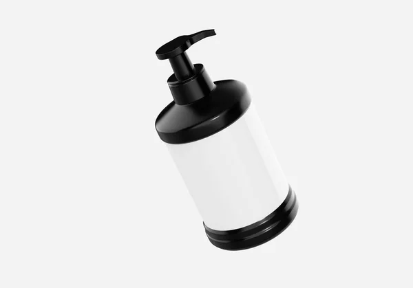 Ρεαλιστικό Καλλυντικό Μπουκάλι Μπορεί Ψεκαστήρα Δοχείο Συσκευαστής Για Κρέμα Γάλακτος — Φωτογραφία Αρχείου