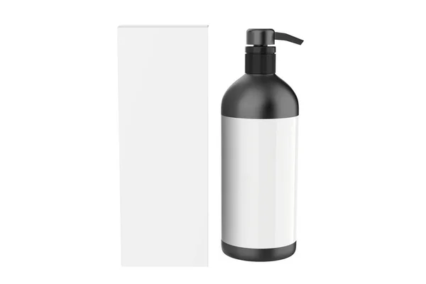 Realistisk Kosmetisk Flaska Kan Spruta Behållare Dispenser För Grädde Soppor — Stockfoto