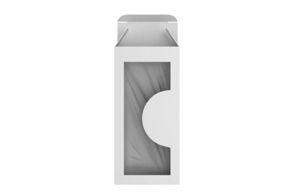 Box Window Shape Cut Isolated White Background Illustration — Stock Photo, Image