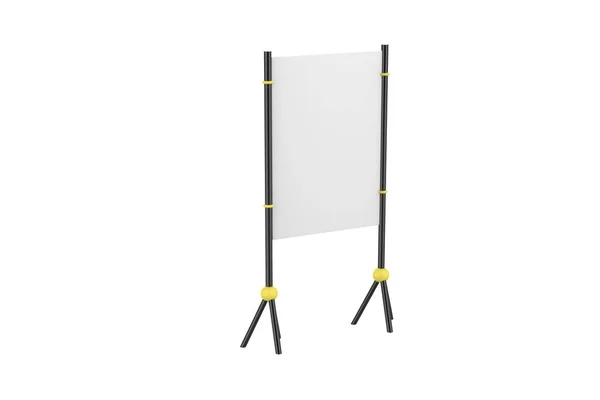 Realistische Straßenwerbetafel Vertikale Attrappe City Light Board Mit Rahmen Für — Stockfoto