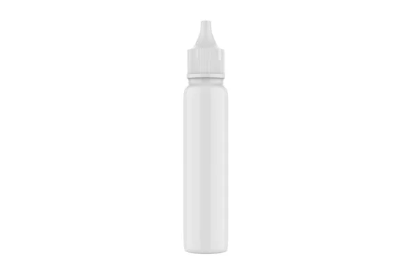 30Ml Vape Dropper Thin Bottle Mockup Isolated White Background — 스톡 사진