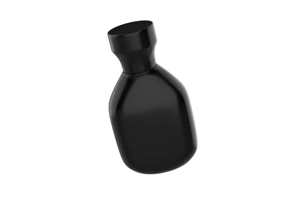 Glossy Bottle Mockup Isolated White Background Illustration — Stock Photo, Image