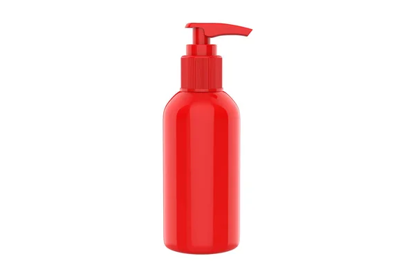 Sıvı Sabun Şampuanı Duş Jeli Losyonu Için Plastik Şişe Illüstrasyon — Stok fotoğraf