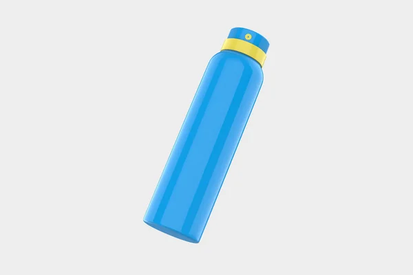 Aerosol Spray Bottle Mockup Geïsoleerd Witte Achtergrond Illustratie — Stockfoto