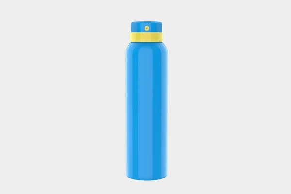 Aerosol Spray Bottle Mockup Isolerad Vit Bakgrund Illustration — Stockfoto