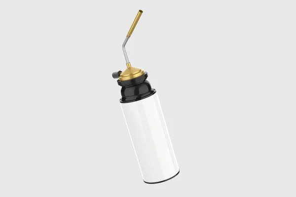 Butan Ficklampa Tändare Isolerad Vit Bakgrund Illustration — Stockfoto