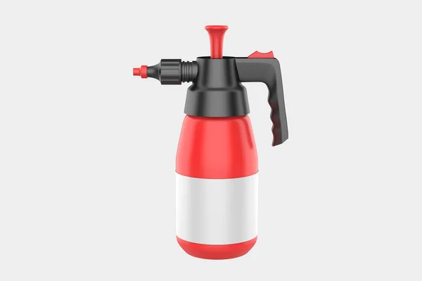 Industrial Spray Pump Bottle Mockup Isolated White Background Illustration — Stock Photo, Image