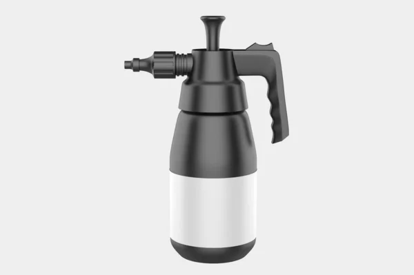 Industrial Spray Pump Bottle Mockup Isolerad Vit Bakgrund Illustration — Stockfoto