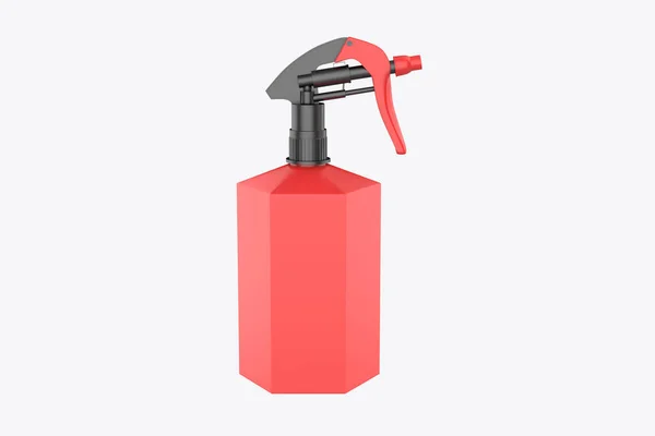 Spray Pistol Cleaner Plastic Bottle Isolated White Background Ready Your — Stock Photo, Image