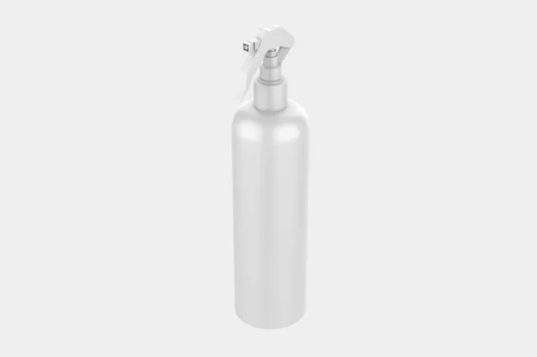 Spray Pistola Limpiador Botella Plástico Aislado Sobre Fondo Blanco Listo — Foto de Stock