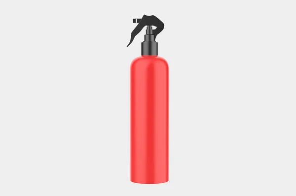 Spray Pistol Cleaner Plastic Fles Geïsoleerd Witte Achtergrond Klaar Voor — Stockfoto