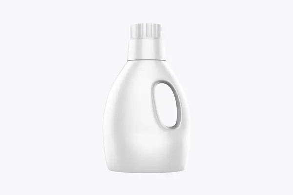 Mockup Botella Detergente Metálico Mate Ilustración — Foto de Stock