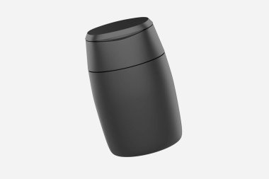 Şampuan şişesi beyaz arka planda izole edildi. 3d illüstrasyon