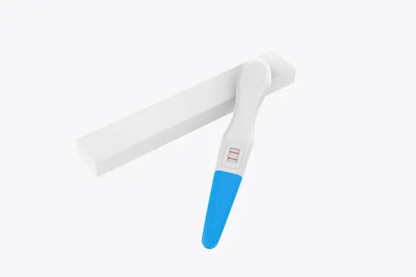 Pregnancy Test Set Isolated White Background Illustration — Stock Photo, Image