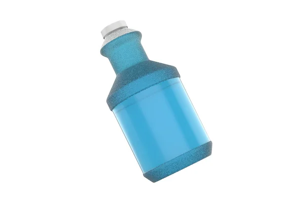 Bottiglia Fitness Isolato Sfondo Bianco Illustrazione — Foto Stock