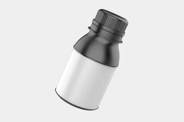 Botella Plástico Mockup Aislado Sobre Fondo Blanco Ilustración — Foto de Stock
